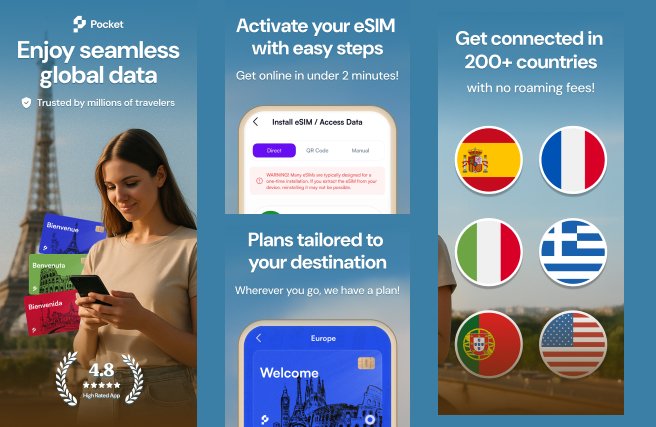 Pocket eSIM app