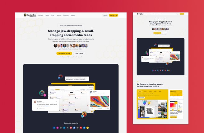 SocialBee platform